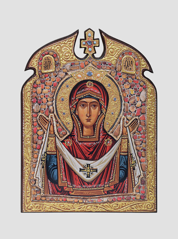 "Покров" икона Божией Матери с крестом (С.Вандаловский)
