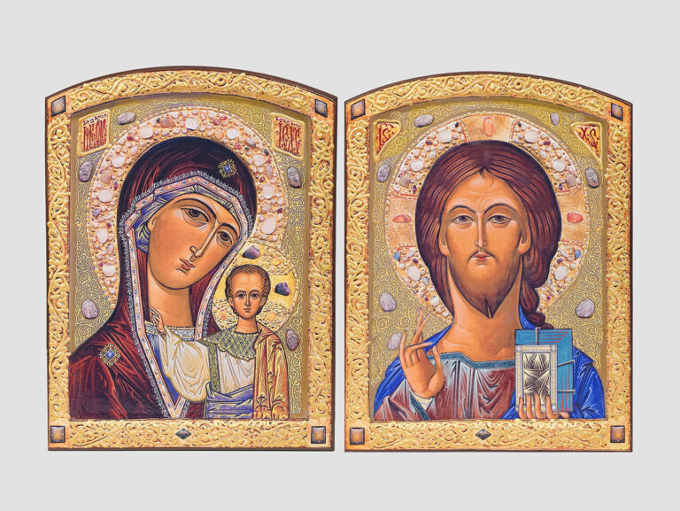 Пара венчальная с Казанской иконой Богородицы (С.Вандаловский)