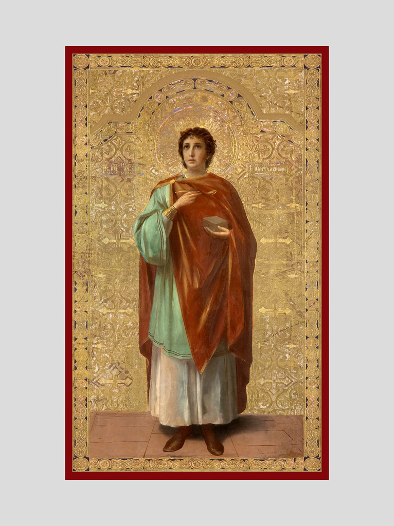 Св. Пантелеимон Целитель (ростовая икона)