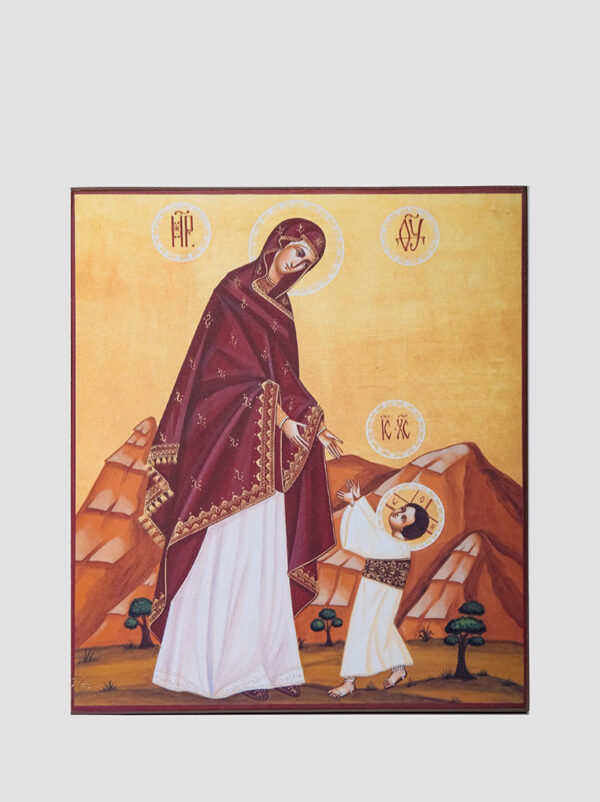 "Первые шаги Христа" икона Божией Матери