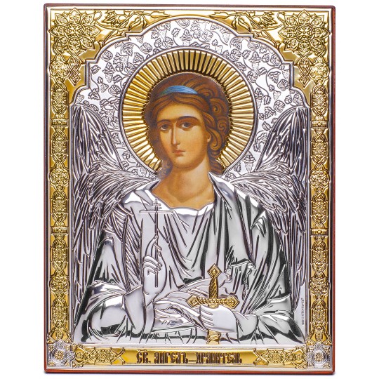 Ангел Хранитель (икона серебряная)