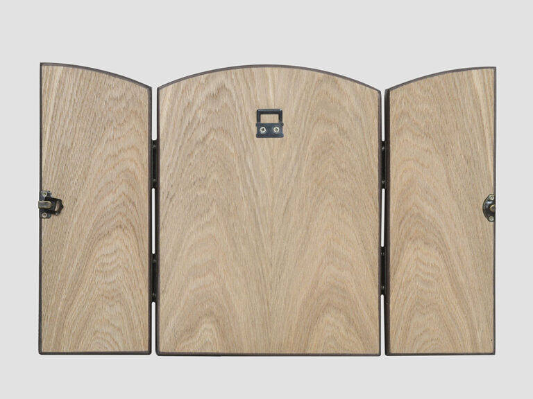 Складень: Казанська ікона Божої Матері, Арх.Михаїл, Арх.Гавриїл (С.Вандаловський) задня стінка