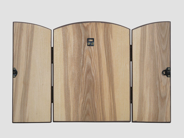 Складень: Св.Миколай, Cв.Лука, Св.Спиридон задня стінка